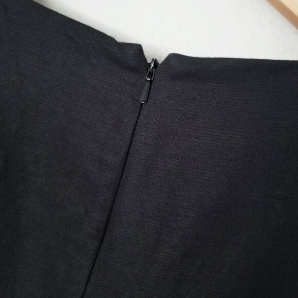 Kate Spade Linen Blend Twill Black Jumpsuit Size 2 Double Breasted Button $328 - Picture 11 of 16